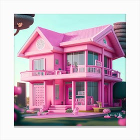 Barbie Dream House (271) Canvas Print