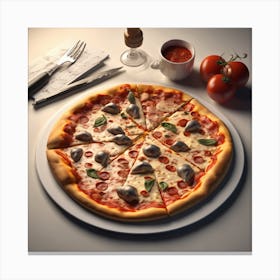 Pizza Canvas Print