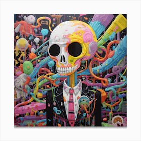 'Skull' 4 Canvas Print