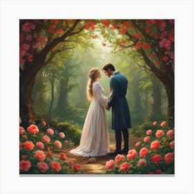 Fairytale Wedding Canvas Print