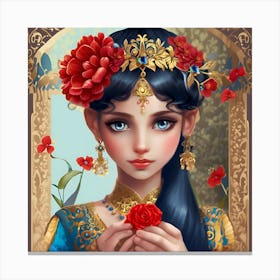 Asian Girl 1 Canvas Print