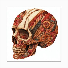 Skull Of A Woman 1 Canvas Print