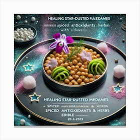 A Futuristic, Nutrient Rich Dish Called Healing St Canvas Print