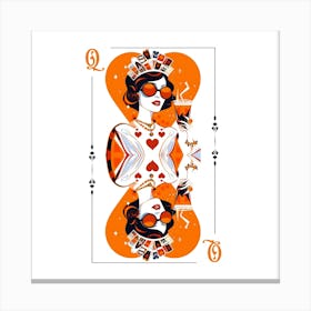 Queen Of Hearts Canvas Print