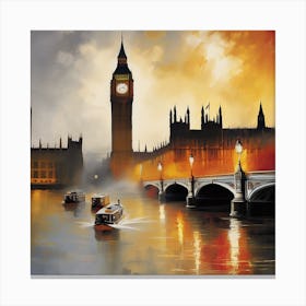 An Oil Painting Interpretation Canvas Print