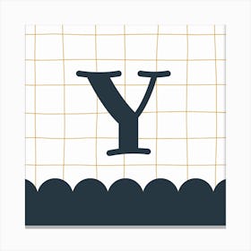 Letter Y Canvas Print