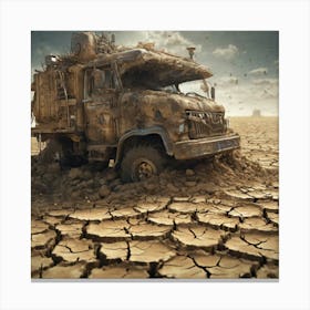 Desert Truck 4 Canvas Print