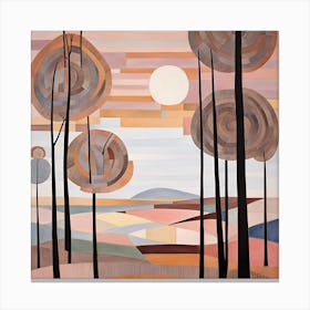 Landscape With Trees 2 Canvas Print