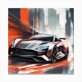 Concept Car Canvas Print