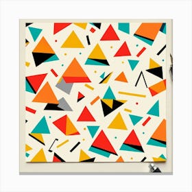 Abstract Triangles 7 Canvas Print