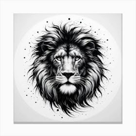 Lion Head 10 Canvas Print