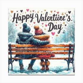 Happy Valentine'S Day 4 Canvas Print