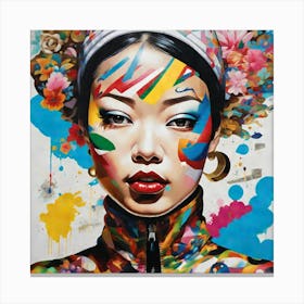 Asian Girl Canvas Print