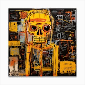 'The Skeleton' Canvas Print