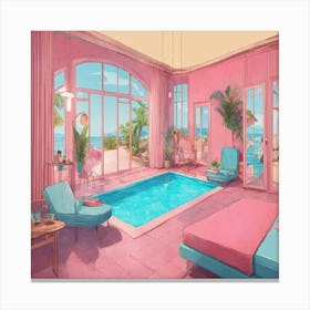 Pink Room Canvas Print