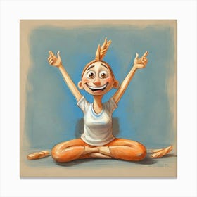 Yogi Girl 1 Canvas Print