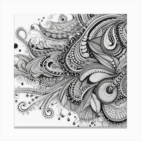 Doodle Art 2 Canvas Print