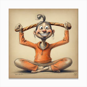 Yogi Girl 2 Canvas Print