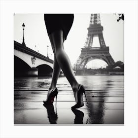 Paris Eiffel Tower 3 Canvas Print