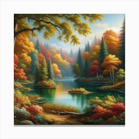 Autumn Forest 20 Canvas Print