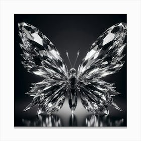 Butterfly Of Diamonds Canvas Print