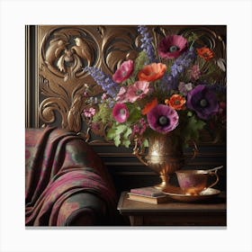 Vase Of Flowers 4 Canvas Print