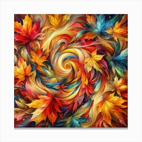 Autumn Leaves pro Canvas Print