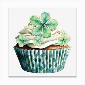 Clover Cupcake (11) Canvas Print