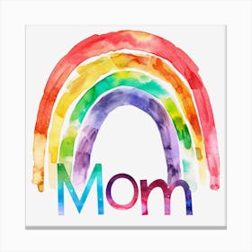 Rainbow Mom Canvas Print