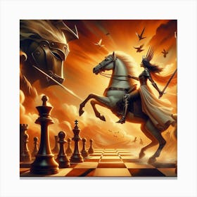 Chess Knight1 Canvas Print