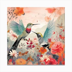 Bird In Nature Hummingbird 1 Canvas Print