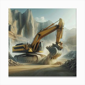 Construction Equipment Canvas Print