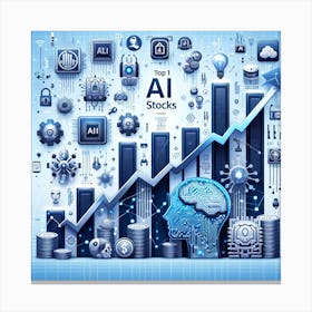 Ai Stocks Concept Canvas Print