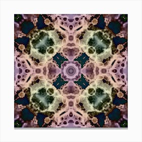 Watercolor Abstraction Flower Pattern Canvas Print