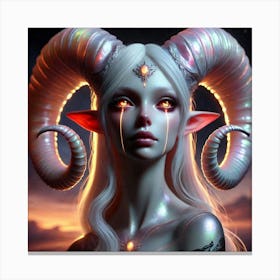 Demon Girl 12 Canvas Print