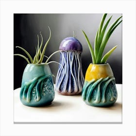 Jellyfish Vases Canvas Print