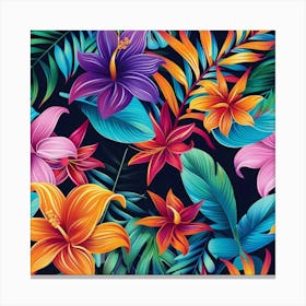 Lush Blooms (4) Canvas Print