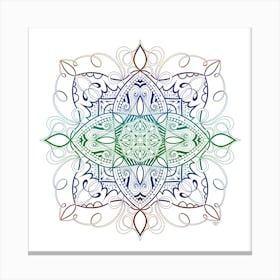 Colorful Mandala Canvas Print