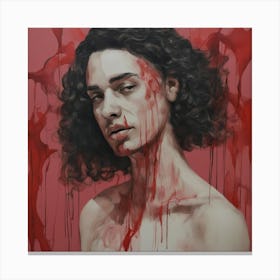 Blood - - Miguel Sines-Branco Canvas Print