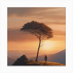 Lone Tree Canvas Print