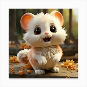 Cute Hamster Canvas Print