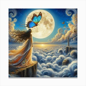 Dreaming Of A Butterfly Canvas Print