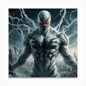 Anti-Venom pose 2 Canvas Print