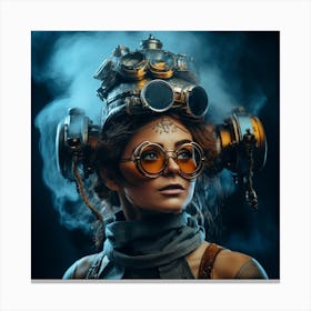 Steampunk Woman 4 Canvas Print