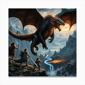 Lord Of The Rings Canvas Print