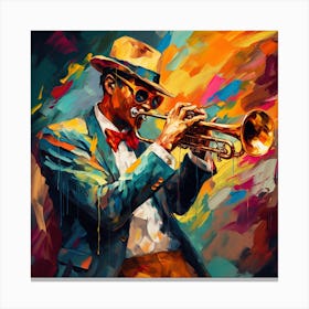 Jazz Musician 85 Canvas Print