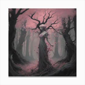 485479 Dryad In The Woods Canvas Print