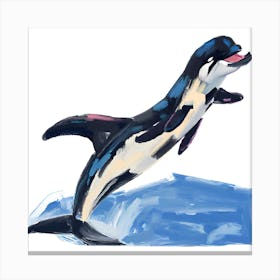 Orca Whale 03 Canvas Print