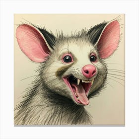 Opossum 3 Canvas Print