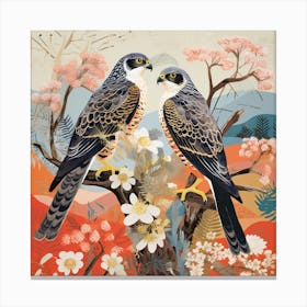Bird In Nature Falcon 4 Canvas Print
